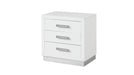 Coco Nightstand – Coco Nightstand Milky White by Galaxy Home Furnishings