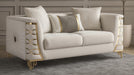 Contessa Loveseat – Contessa Loveseat Beige by Galaxy Home Furnishings