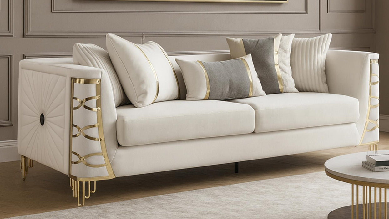 Contessa Sofa – Contessa Sofa Beige by Galaxy Home Furnishings