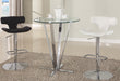 Contemporary Glass Counter Table w/ X-Shaped Base CORTLAND-CNT