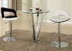 Contemporary Glass Counter Table w/ X-Shaped Base CORTLAND-CNT