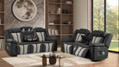 Cruiser Living Room Set – Cruiser 2 Pc Living Room Set in Black by Galaxy Home Furnishings
