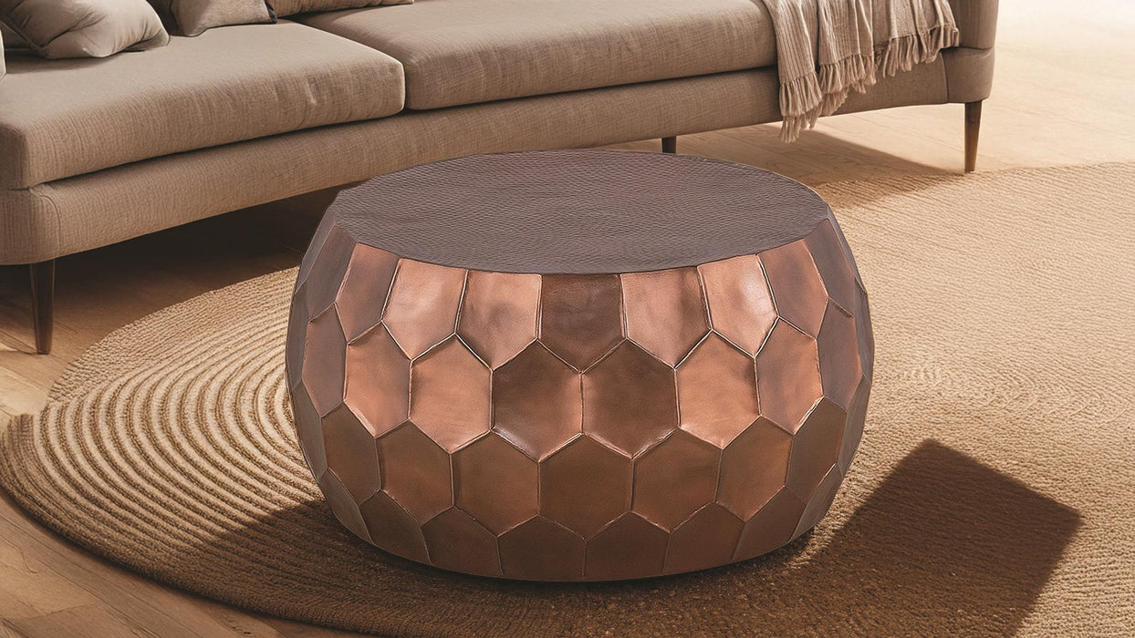 101 Coffee Table – CT-101-45-32 Coffee Table Copper by Galaxy Home Furnishings