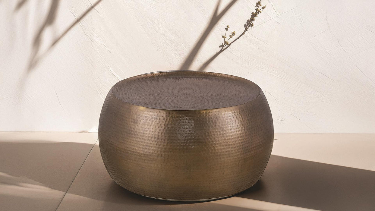 501 Coffee Table – CT-501-25-32 Coffee Table Gold by Galaxy Home Furnishings