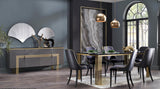 Carlino Console Mirror - Gray
