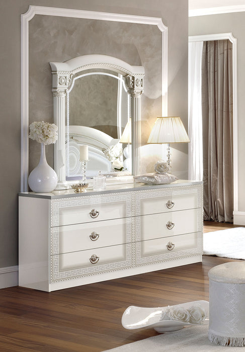 Aida Bedroom, White w/Silver, Camelgroup Italy