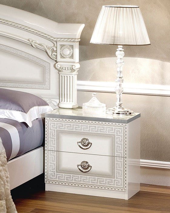 Aida Bedroom, White w/Silver, Camelgroup Italy
