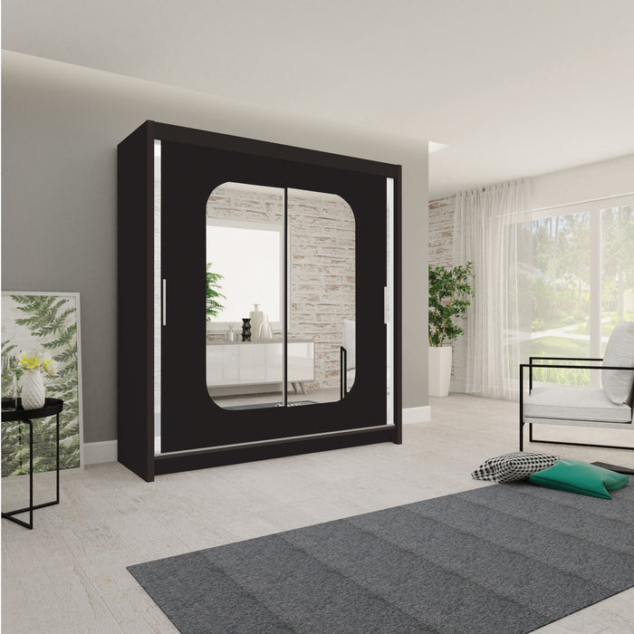 MARIKA 71 BLACK GLOSS-By Skyler Furniture