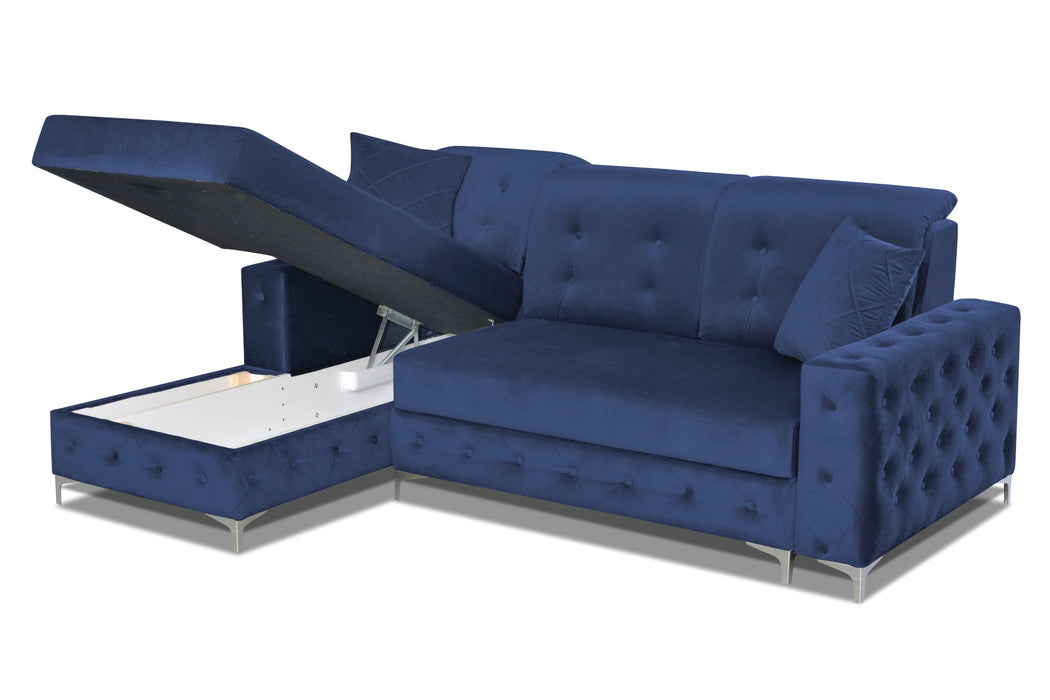 VERSO MINI BLUE LEFT-By Skyler Furniture