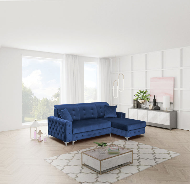 VERSO MINI BLUE RIGHT-By Skyler Furniture