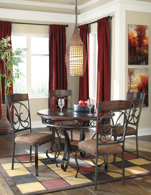 Glambrey Dining Table with 4 Chairs