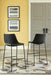 Centiar Counter Height Bar Stool - Black/Gray