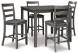 Bridson Counter Height Dining Table and Bar Stools (Set of 5)