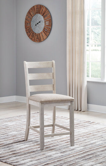 Skempton Dining Table and Chairs (Set of 7) - White;Brown/Beige