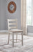 Skempton Dining Table and Chairs (Set of 7) - White;Brown/Beige