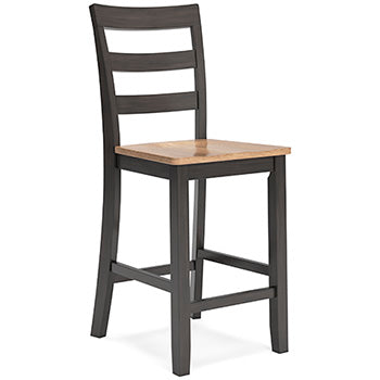 Gesthaven Counter Height Dining Table and 4 Barstools (Set of 5) - Brown/Beige;Natural