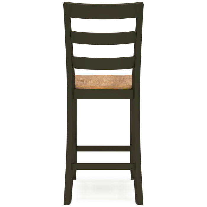 Gesthaven Counter Height Dining Table and 2 Barstools