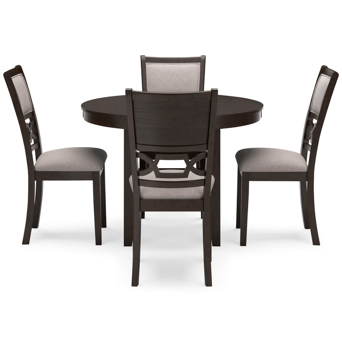 Langwest Dining Table and 4 Chairs (Set of 5)