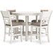 Erinberg Dining Table and 4 Chairs (Set of 5) - White