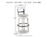 Valebeck Bar Height Bar Stool - image 5