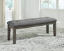 Hallanden Counter Height Dining Extension Table - Black/Gray