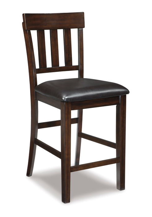 Haddigan Counter Height Dining Table, 4 Barstools and Server
