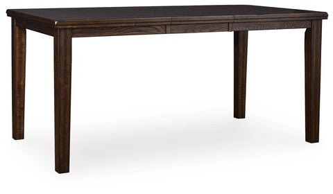 Mesa de comedor extensible a la altura de la encimera Haddigan