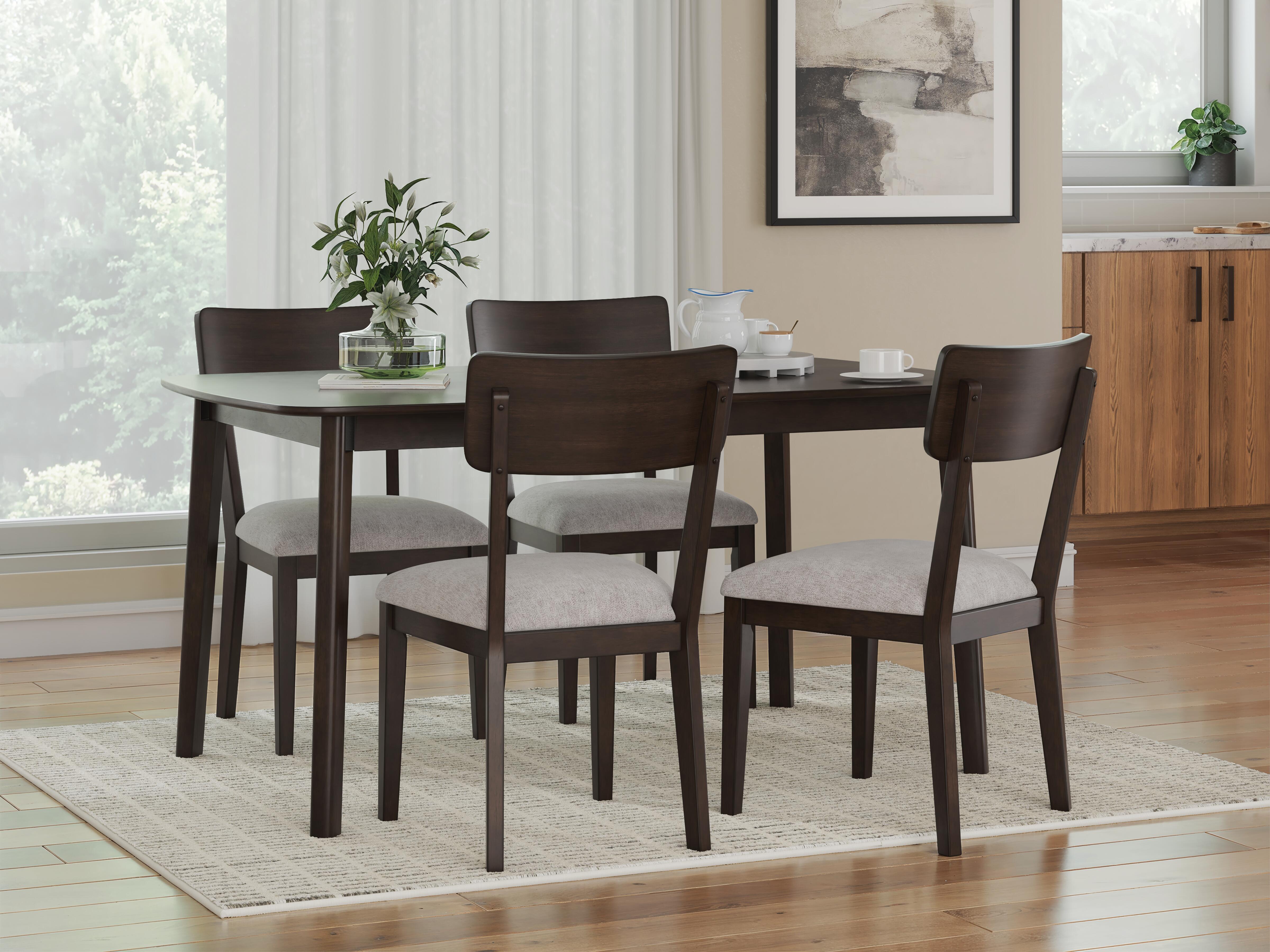 Shorbyn Dining Table and 4 Chairs (Set of 5)