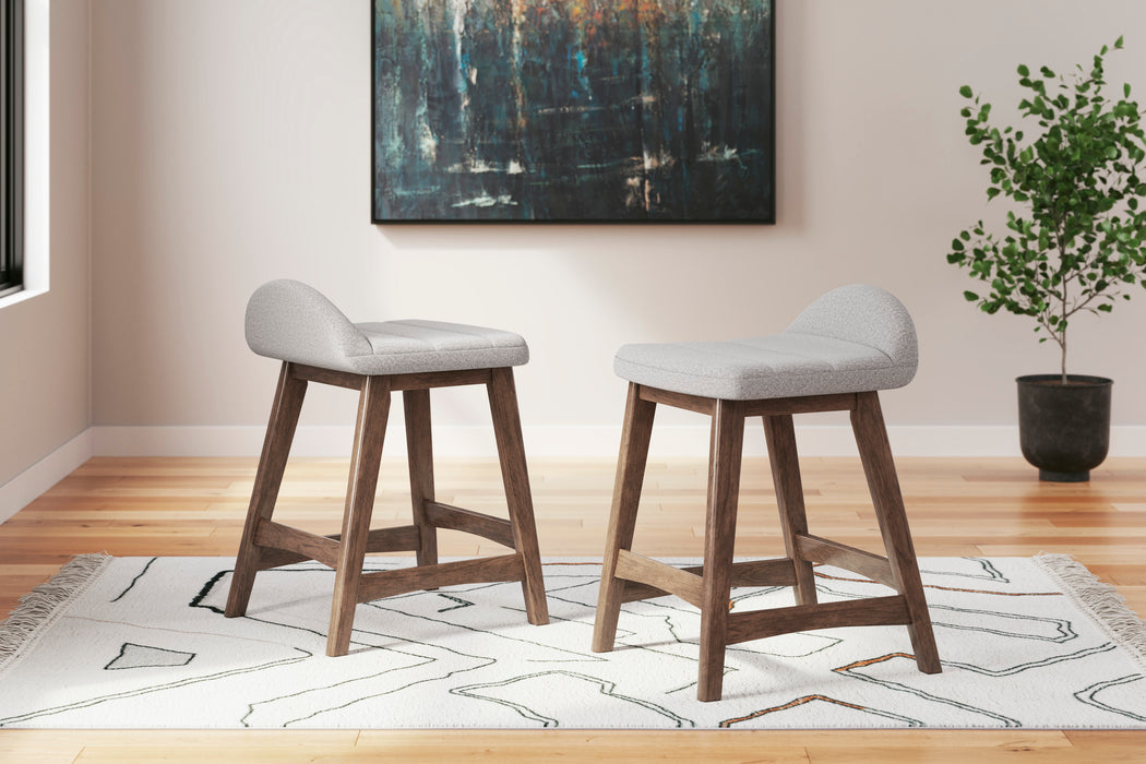 Lyncott Counter Height Bar Stool (Set of 2)