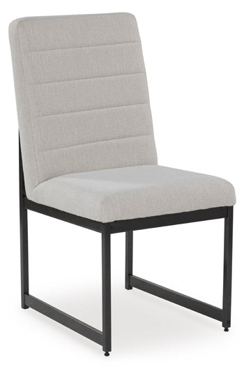 Tomtyn Dining Extension Table - Black/Gray;Brown/Beige