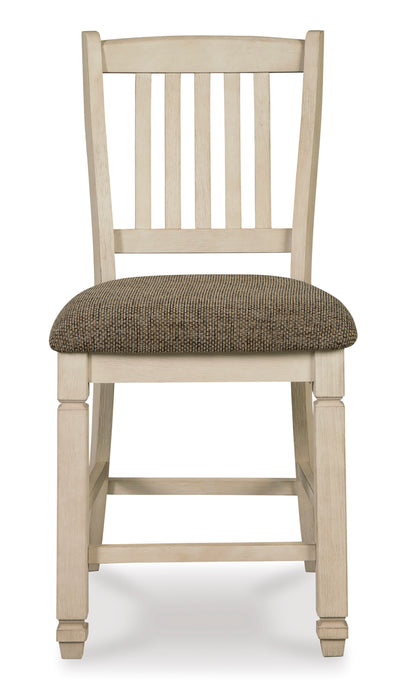 Bolanburg Counter Height Dining Table and 6 Barstools with Server