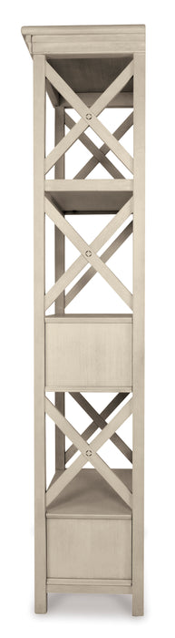 Bolanburg Dining Table, 4 Chairs, Bench, Server and Display Cabinet