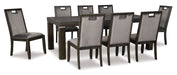 Hyndell Dining Table and 8 Chairs