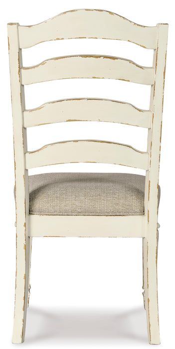 Realyn Dining Table and 4 Chairs