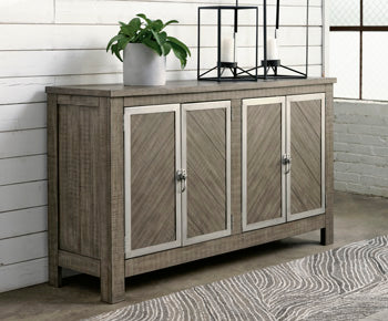 Krystanza Dining Table - Black/Gray