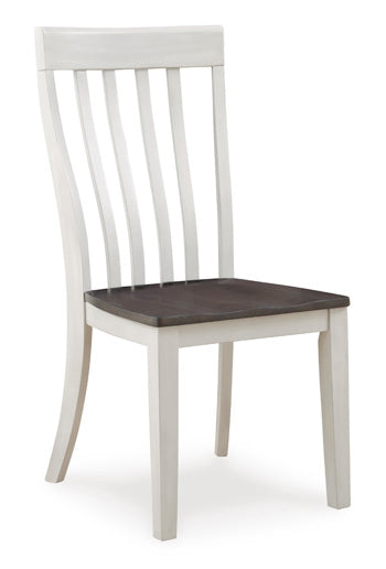 Darborn Dining Chair (Set of 2) - Black/Gray;Brown/Beige