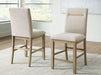 Lasinger Counter Height Barstool - Light Brown