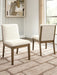 Marxmore Dining Chair - Beige/Brown