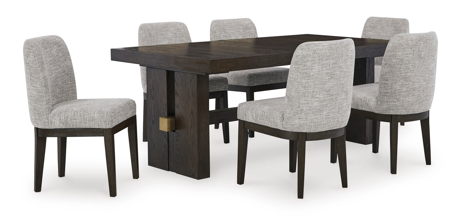 Burkhaus Dining Table and 6 Chairs