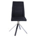 Contemporary Upholstered Swivel Side Chair - 2 per box DANA-SC-BLK