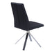Contemporary Upholstered Swivel Side Chair - 2 per box DANA-SC-BLK