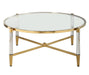 Round Tempered Glass Cocktail Table DENALI-CT-RND