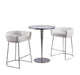 Contemporary Pub Set with Counter Table & 2 Stools DENISE-3PC