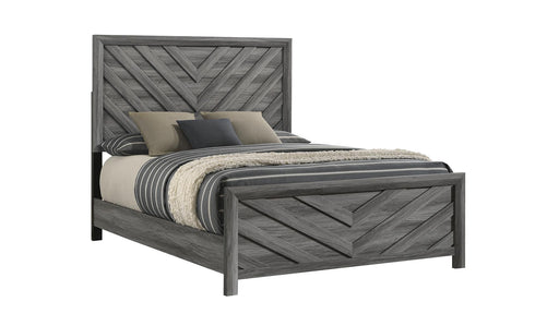 Denver Bed – Denver Full Bed in Gray by Galaxy Home Furnishings