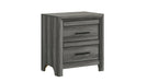 Denver Nightstand – Denver Nightstand Gray by Galaxy Home Furnishings