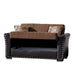 Ottomanson Diva Collection Upholstered Convertible Loveseat with Storage