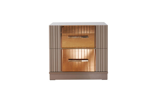 Lorenzo Nightstand – Lorenzo Nightstand River Sand Gray by Galaxy Home Furnishings