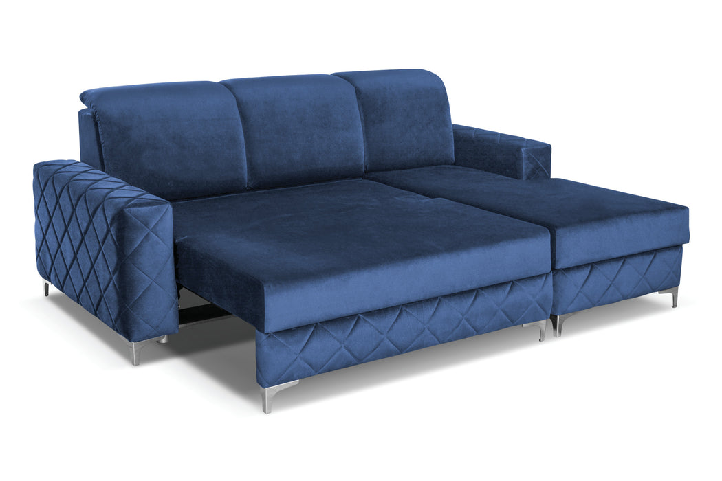ALFREDO MINI BLUE RIGHT-By Skyler Furniture