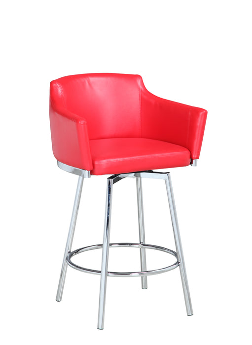 Modern Club Bar Stool w/ Memory Swivel DUSTY-BS