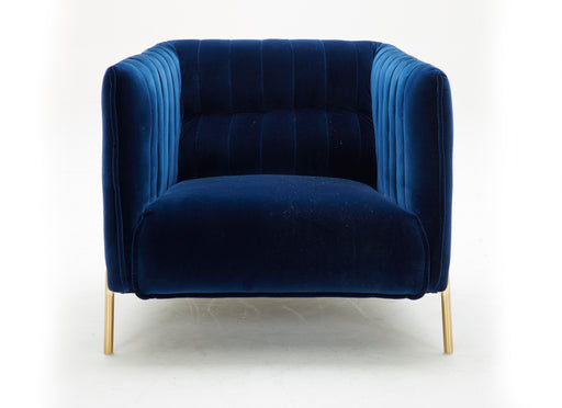 Deco Chair in Blue Fabric 17663-B-C